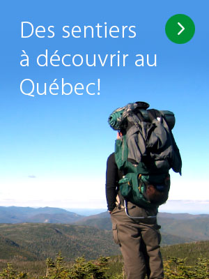 Sentiers pédestres au Québec