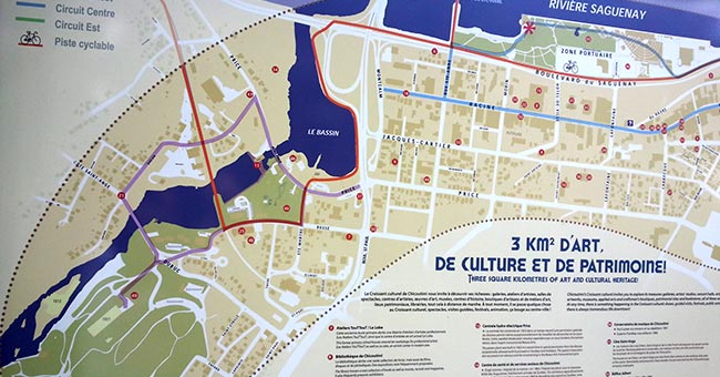 Sentier urbain à Chicoutimi