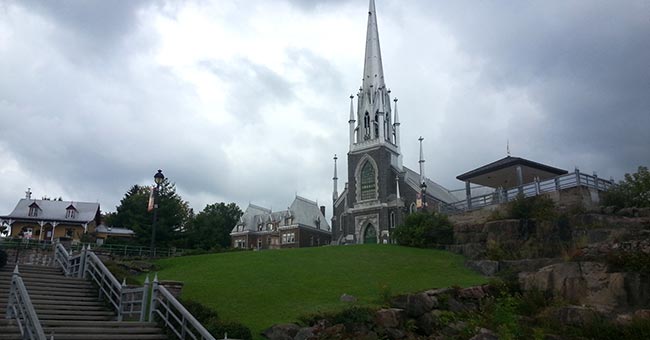 Sentier urbain à Chicoutimi