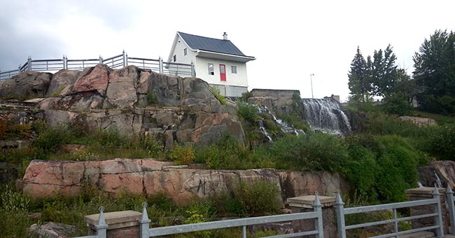 Sentier urbain à Chicoutimi